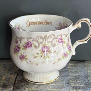 Grandmother Vintage Rosina Fine Bone China Tea-Cup-Made in England